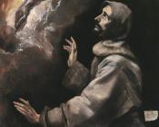 St. Francis Receiving the Stigmata - 埃尔·格列柯